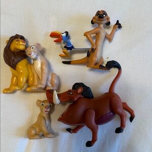 Lion King Character Small Figurine Set